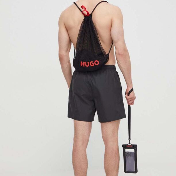 HUGO pantaloni scurți de baie culoarea negru 50515992