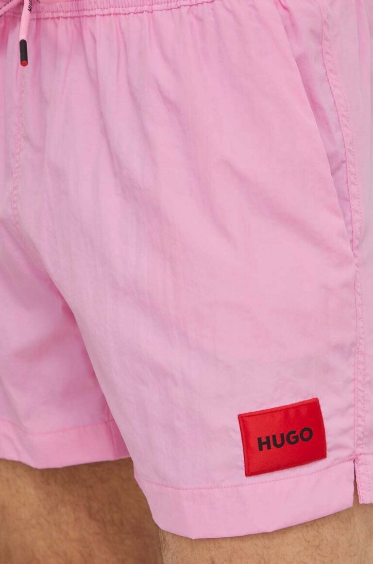 HUGO pantaloni scurți de baie culoarea roz 50469323 preţ