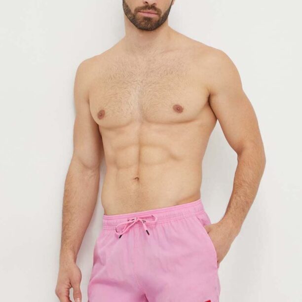 HUGO pantaloni scurți de baie culoarea roz 50469323