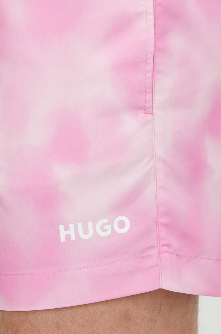 HUGO pantaloni scurți de baie culoarea roz 50515460 preţ