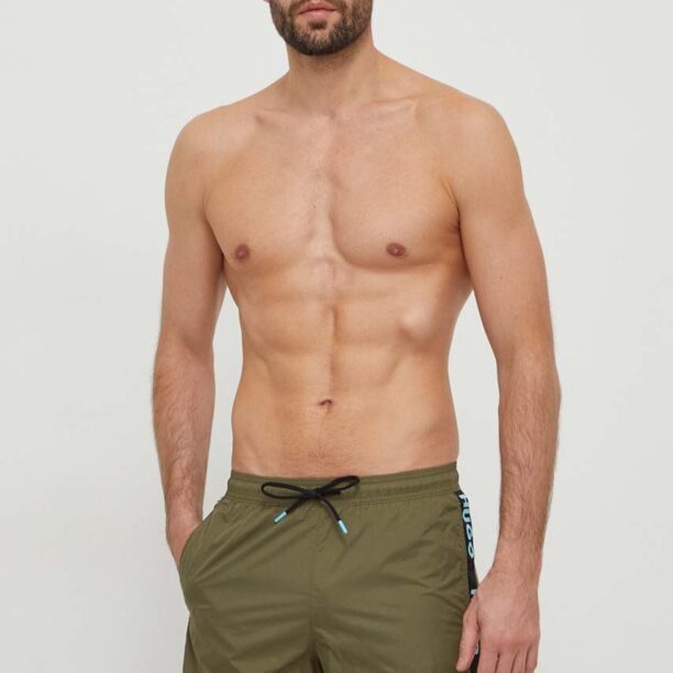 HUGO pantaloni scurți de baie culoarea verde 50500973