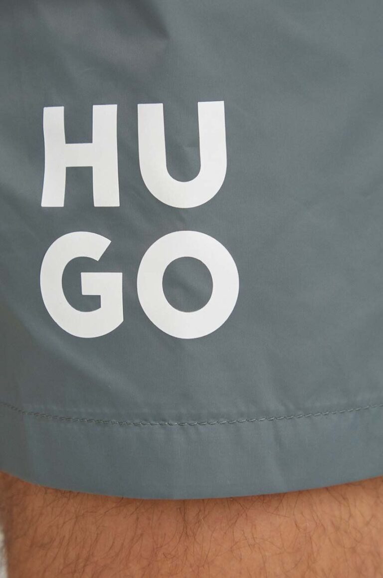 HUGO pantaloni scurți de baie culoarea verde 50510190 preţ