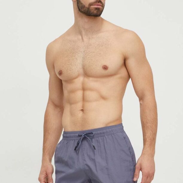 HUGO pantaloni scurți de baie culoarea violet 50469323