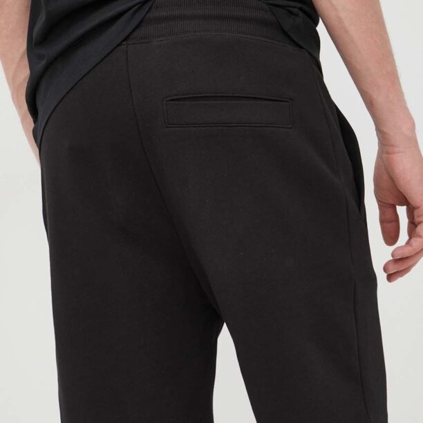 HUGO pantaloni scurți din bumbac culoarea negru 50466196 preţ