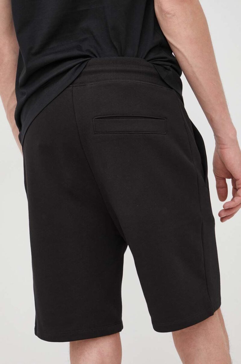 HUGO pantaloni scurți din bumbac culoarea negru 50466196 preţ