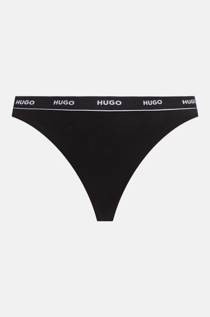 HUGO tanga 3-pack culoarea negru preţ