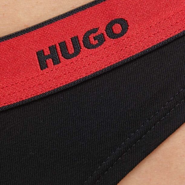 HUGO tanga 3-pack culoarea negru 50480150 preţ