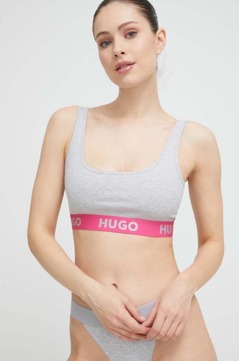 HUGO tanga culoarea gri 50492326 preţ