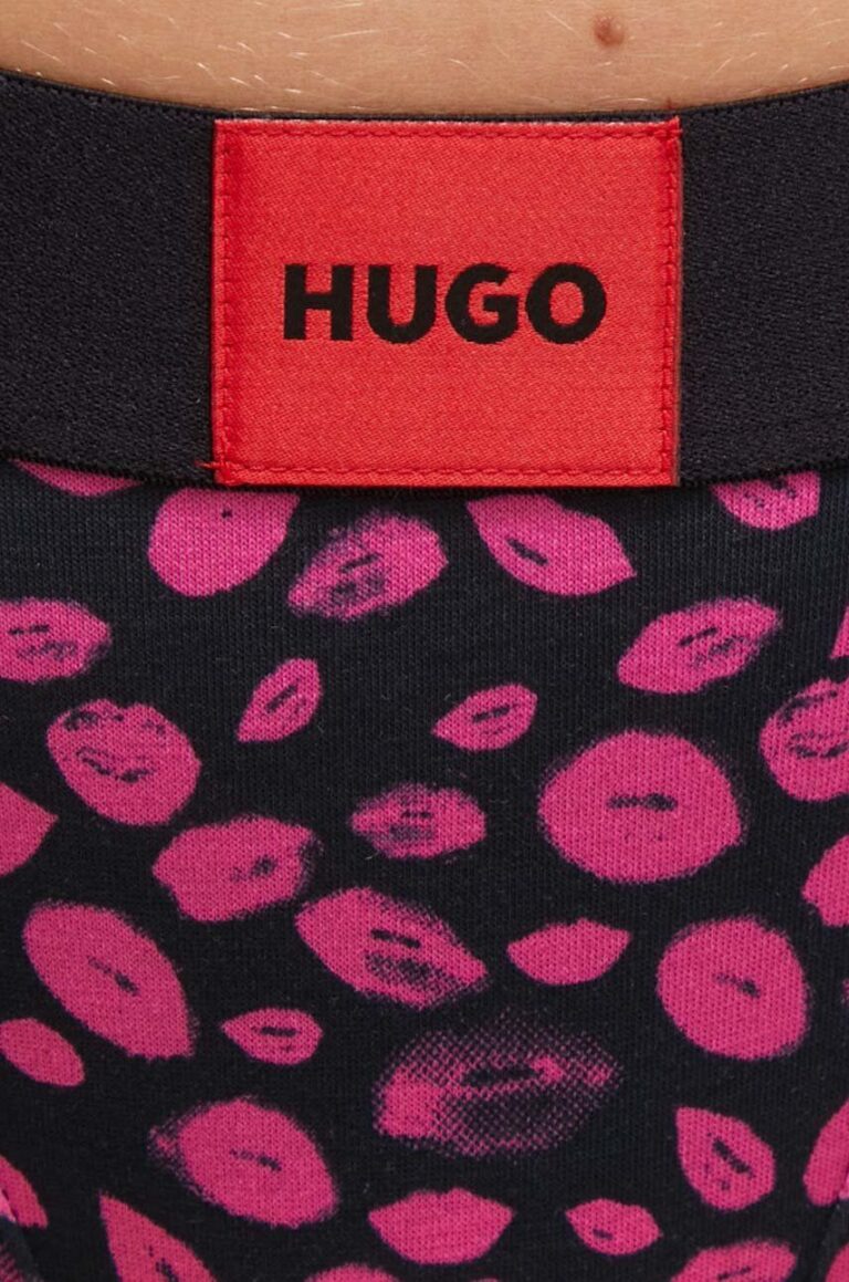 HUGO tanga culoarea negru 50508482 preţ