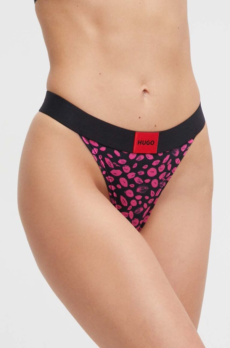 HUGO tanga culoarea negru 50508482