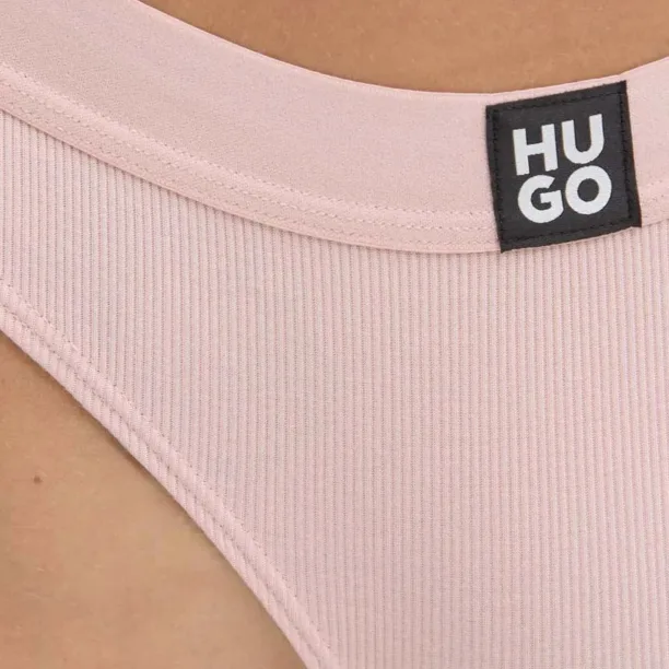 HUGO tanga culoarea roz preţ