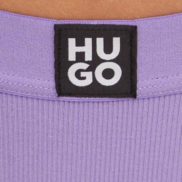 HUGO tanga culoarea violet preţ