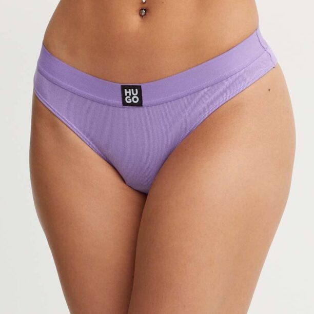 HUGO tanga culoarea violet