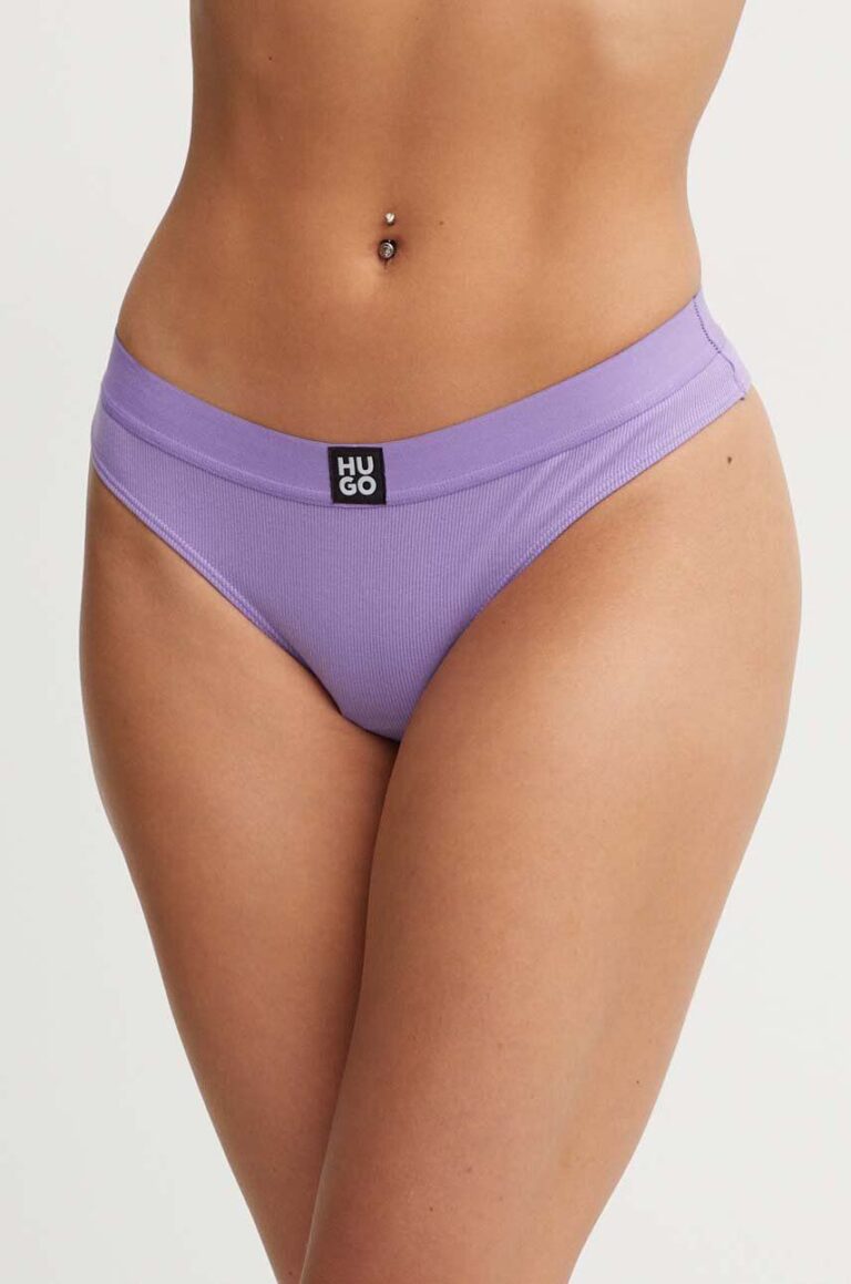 HUGO tanga culoarea violet