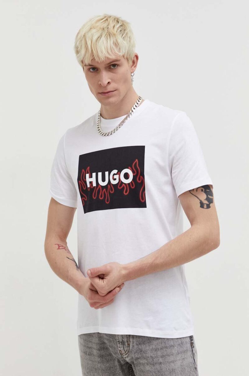 HUGO tricou din bumbac bărbați