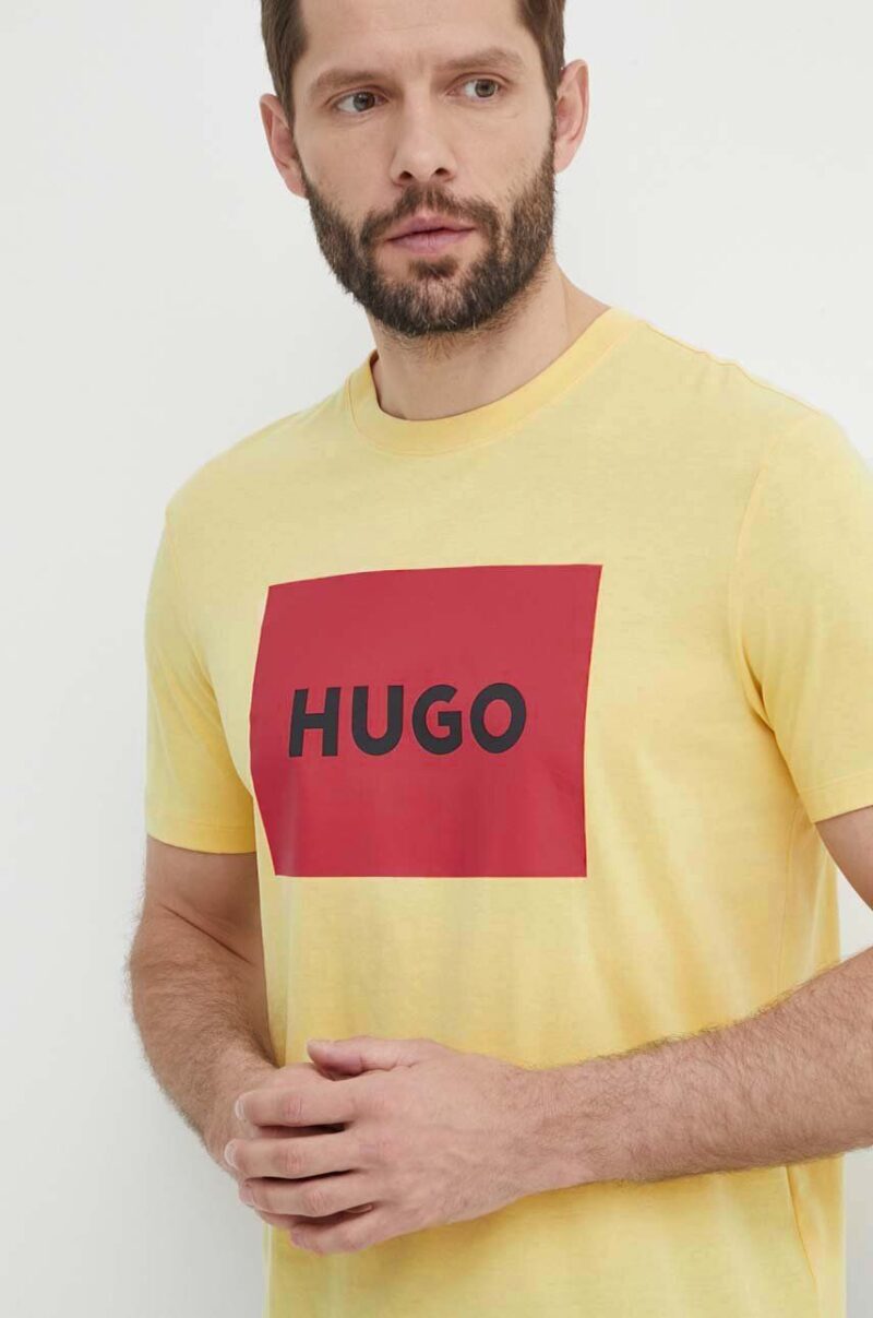 HUGO tricou din bumbac bărbați