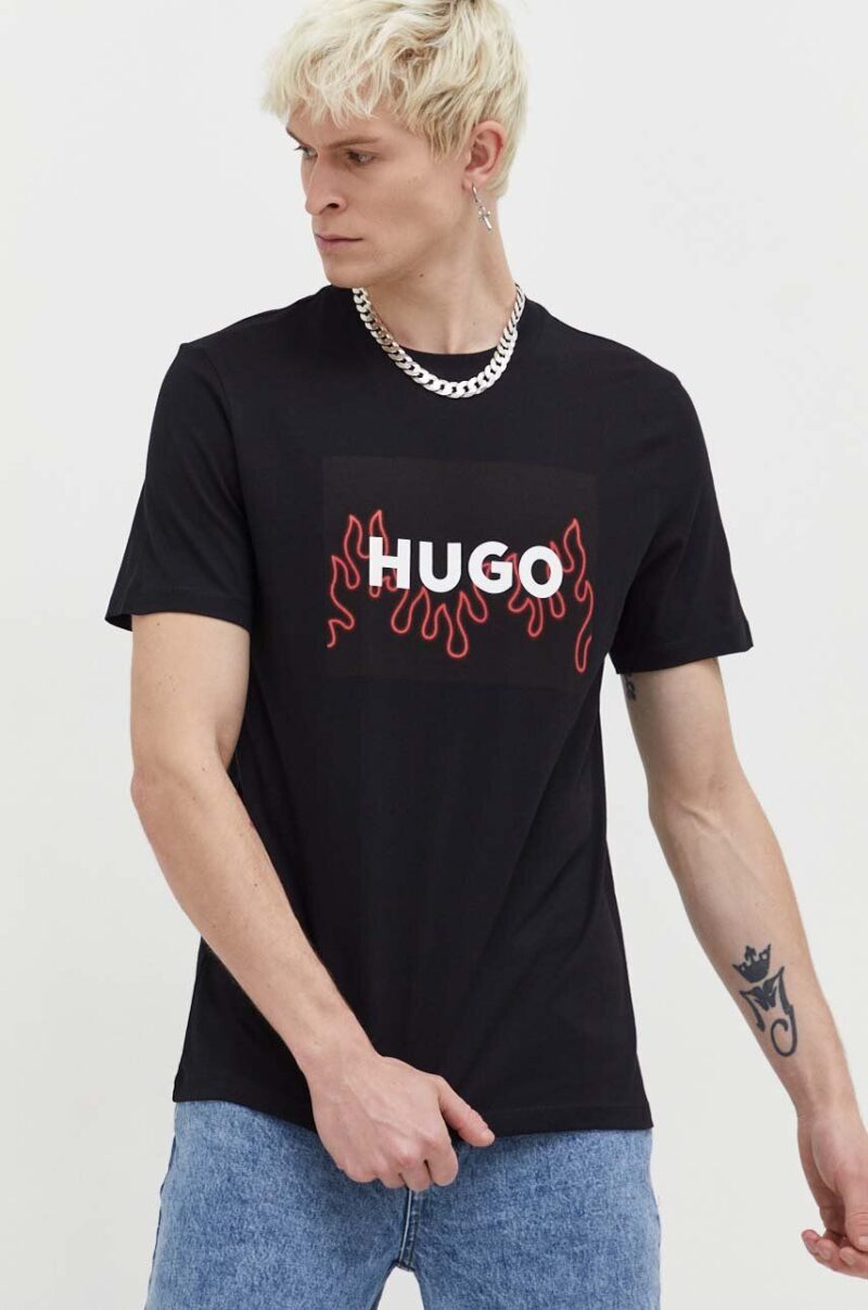 HUGO tricou din bumbac bărbați