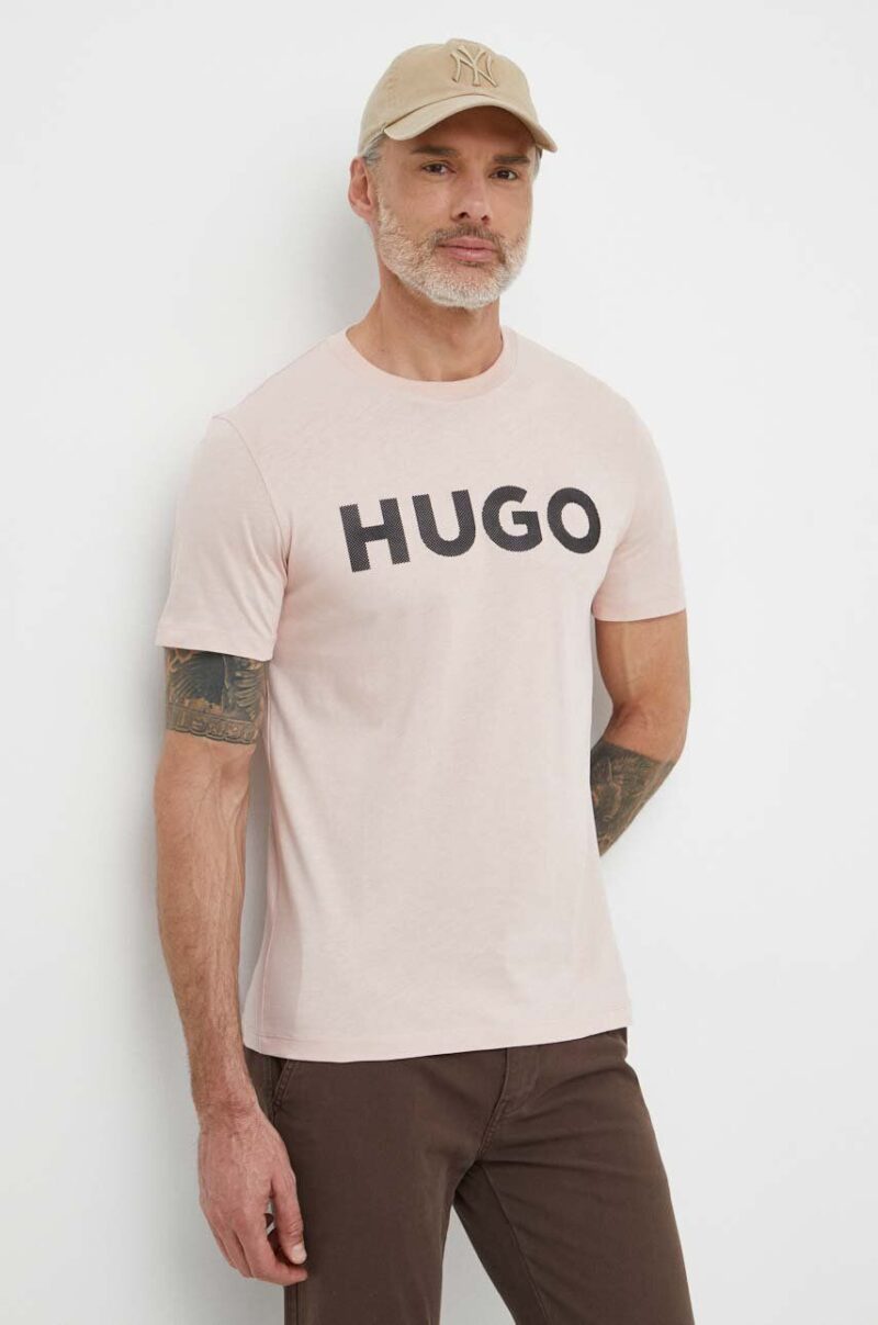 HUGO tricou din bumbac bărbați