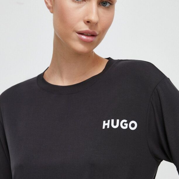 HUGO tricou lounge culoarea negru 50490707 preţ