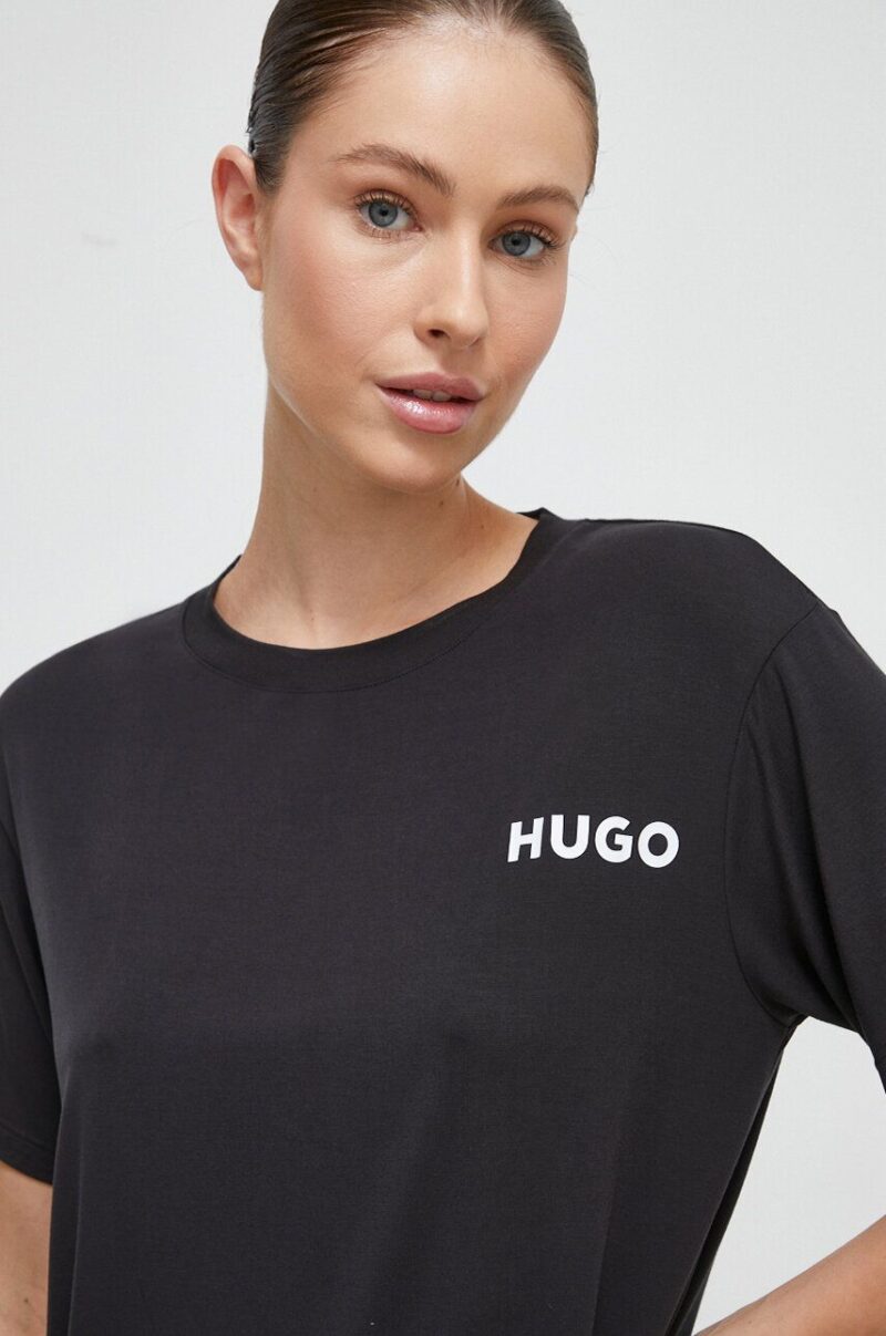 HUGO tricou lounge culoarea negru 50490707 preţ