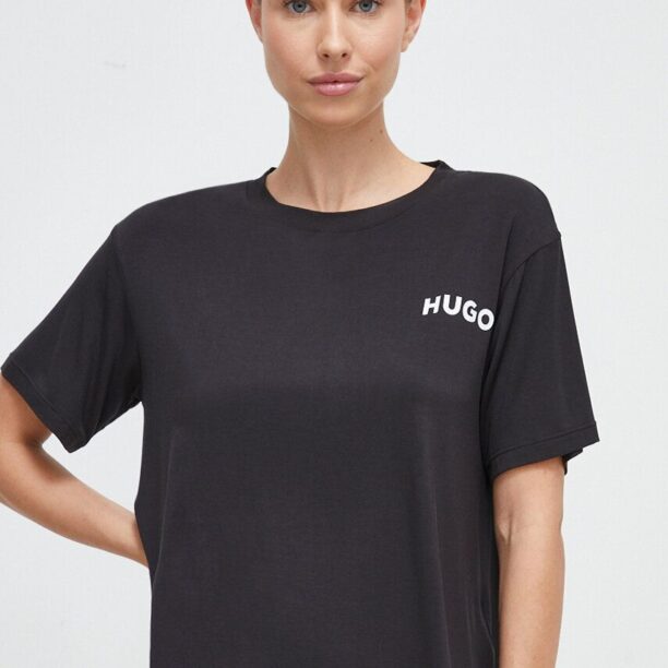 HUGO tricou lounge culoarea negru 50490707