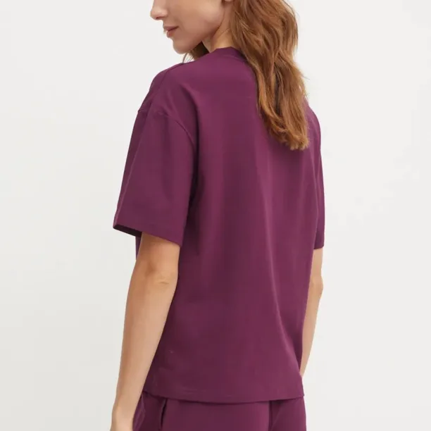 HUGO tricou lounge culoarea violet preţ