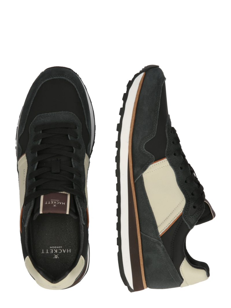 Hackett London Sneaker low  maro coniac / gri închis / negru / alb natural