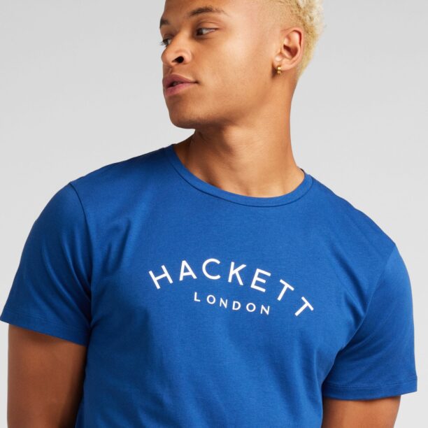 Preţ Hackett London Tricou 'Classic'  albastru gențiană / alb