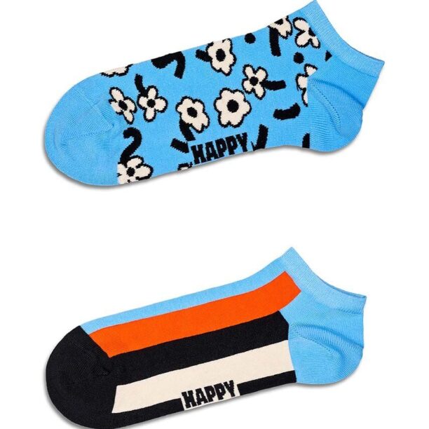 Happy Socks sosete Blue Low Socks 2-pack