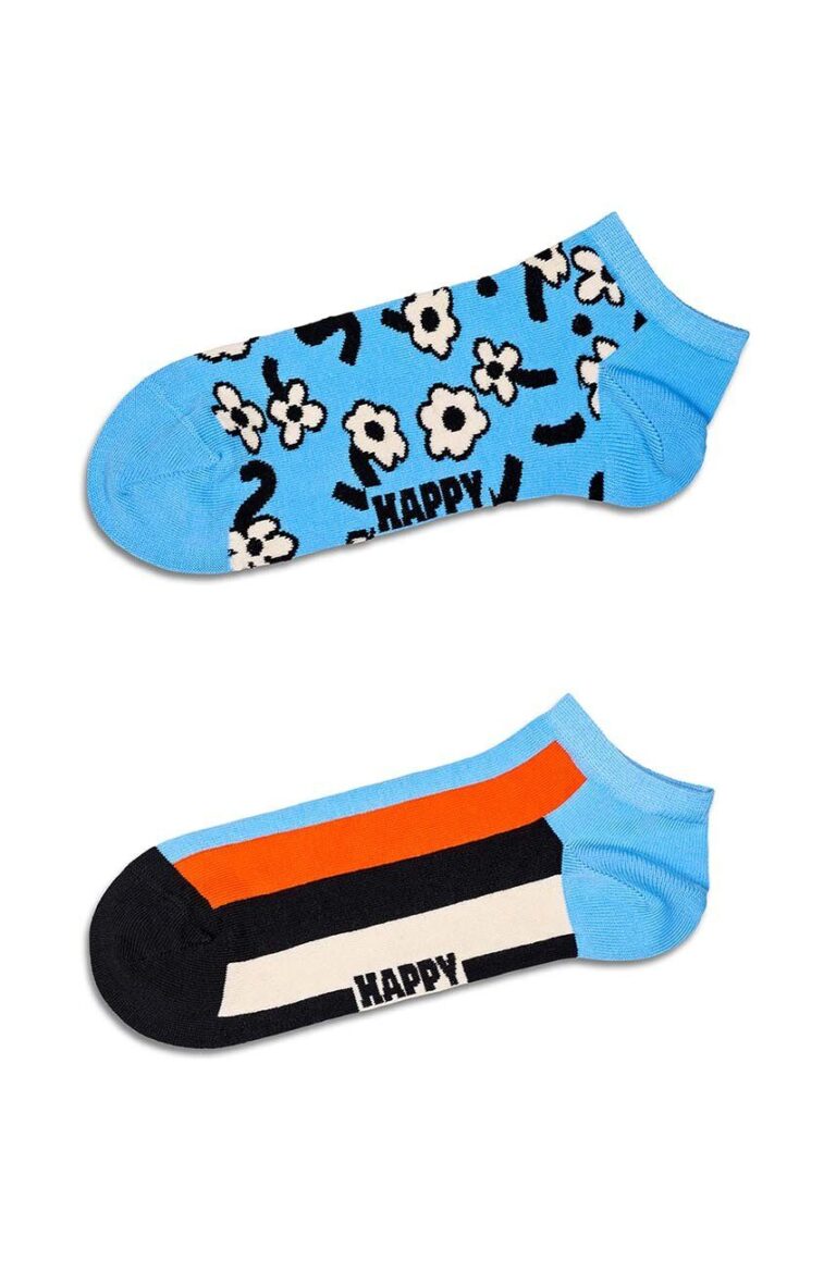 Happy Socks sosete Blue Low Socks 2-pack