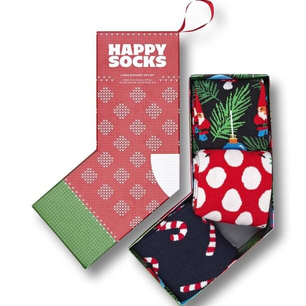 Happy Socks sosete Christmas 3-pack