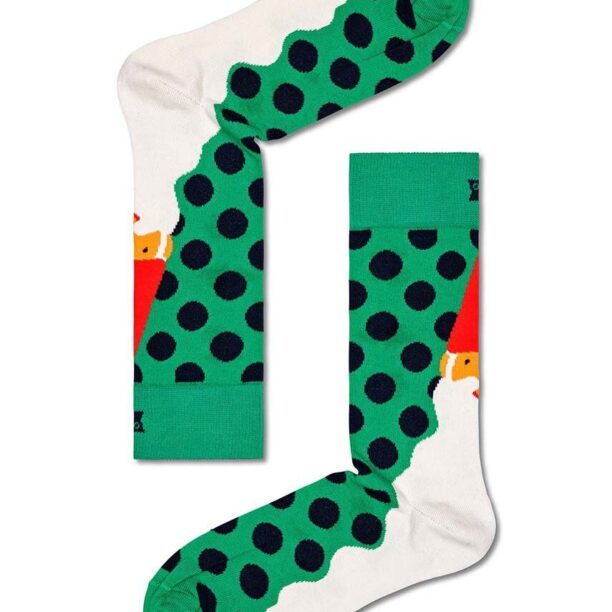 Happy Socks sosete Christmas culoarea verde