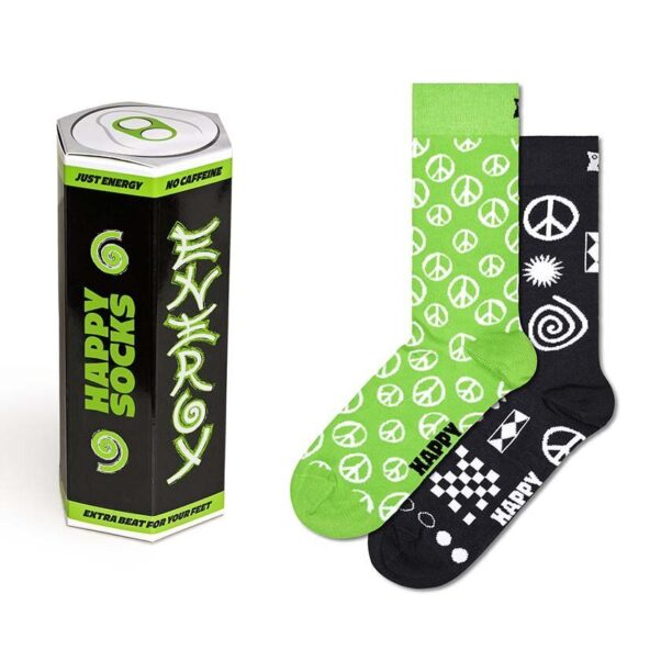 Happy Socks sosete Gift Box Energy Drink 2-pack