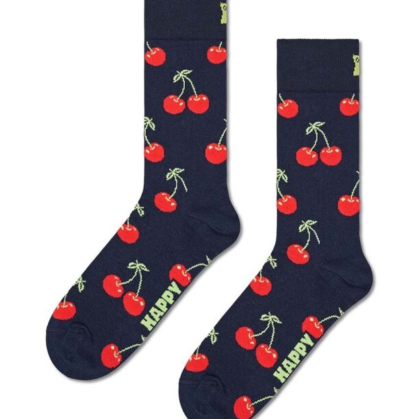 Happy Socks sosete Gift Box Food 3-pack culoarea albastru marin preţ