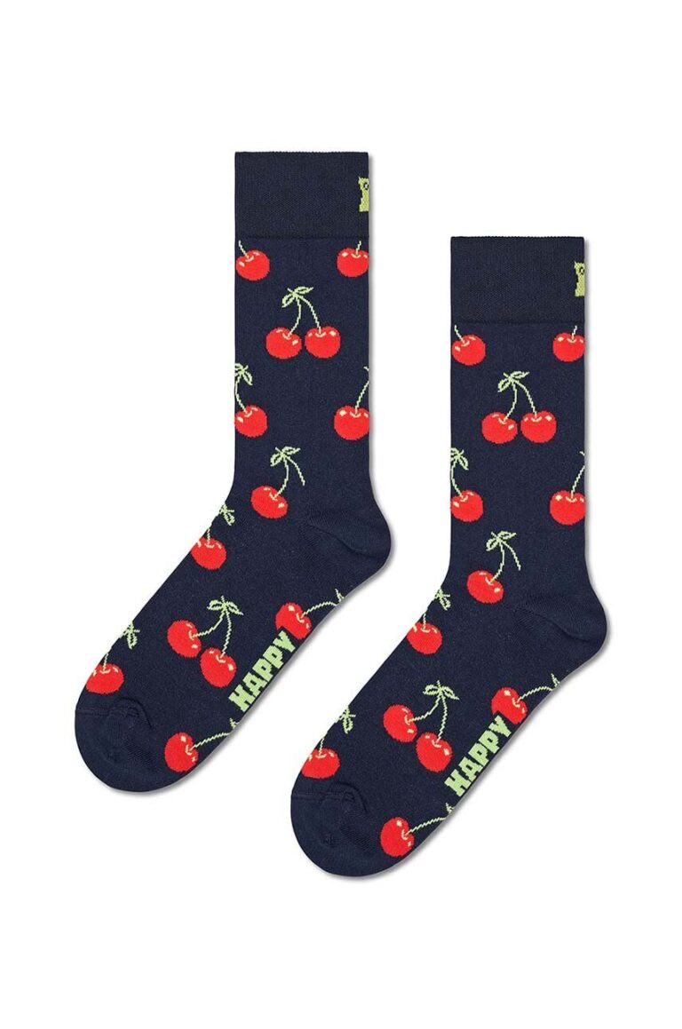 Happy Socks sosete Gift Box Food 3-pack culoarea albastru marin preţ