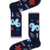 Happy Socks sosete Zodiac Aries culoarea albastru marin