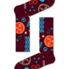 Happy Socks sosete Zodiac Gemini culoarea bordo