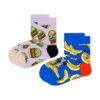 Happy Socks sosete copii Kids Lunchtime 2-pack