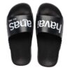 Havaianas papuci SLIDE CLASSIC LOGOMANIA culoarea negru