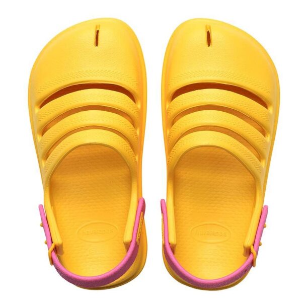 Havaianas sandale copii CLOG culoarea galben