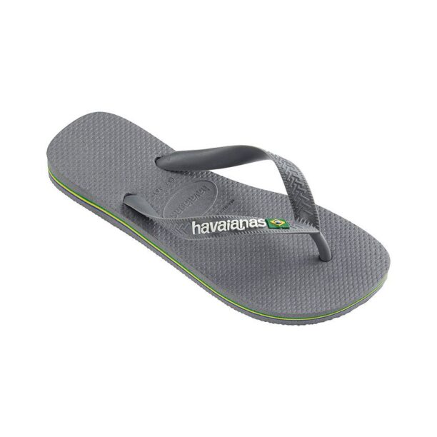 Havaianas șlapi BRASIL LOGO culoarea gri 4110850.5002 preţ