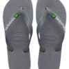 Havaianas șlapi BRASIL LOGO culoarea gri 4110850.5002