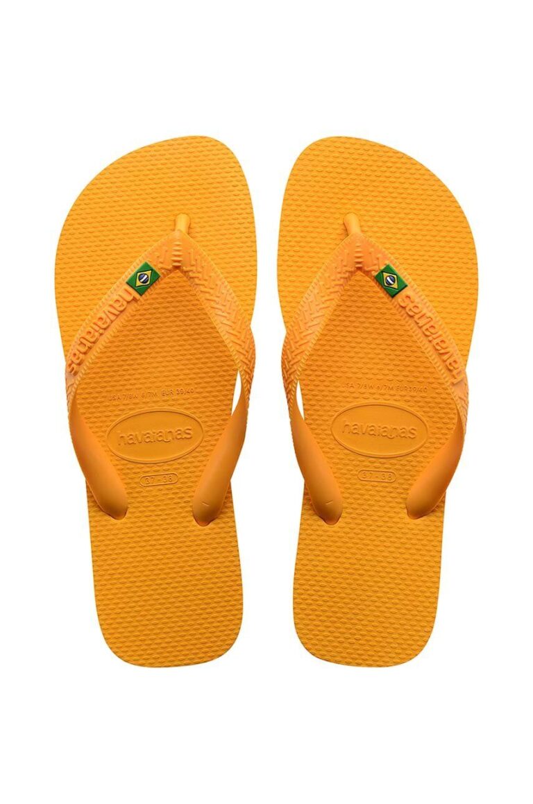 Havaianas slapi BRASIL culoarea galben