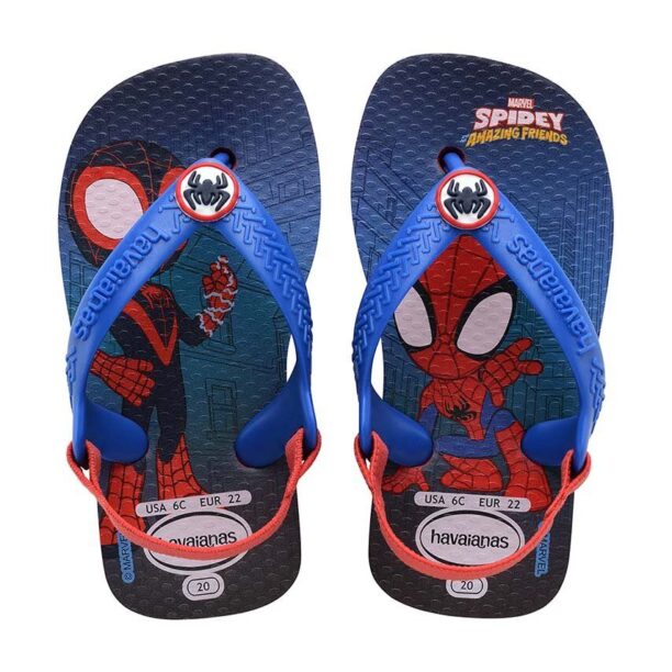 Havaianas slapi copii BABY MARVELUBYED culoarea albastru marin