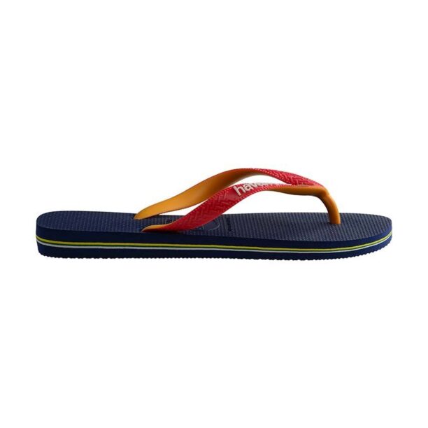 Havaianas slapi copii BRASIL MIX culoarea albastru marin preţ