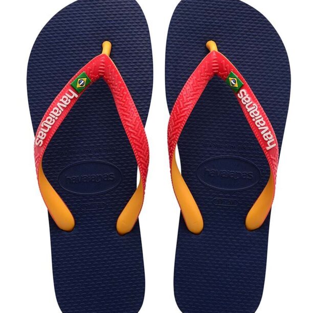 Havaianas slapi copii BRASIL MIX culoarea albastru marin