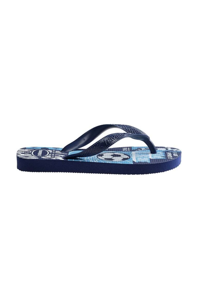 Havaianas slapi copii KIDS ATLHETIC culoarea albastru marin preţ