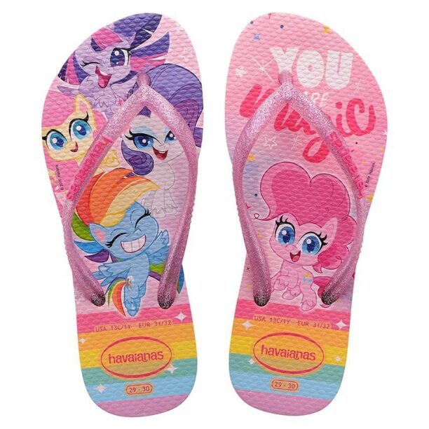 Havaianas slapi copii KIDS SLIM MY LITTLE culoarea roz