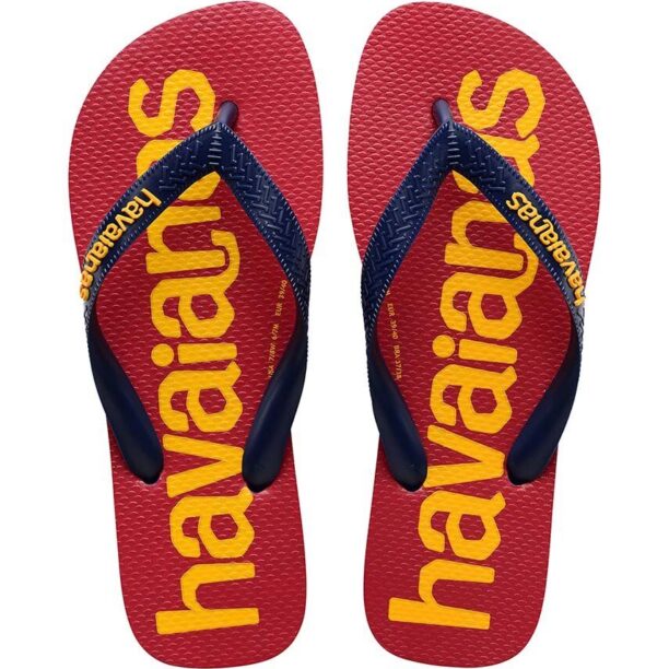 Havaianas slapi copii LOGOMANIA culoarea bordo