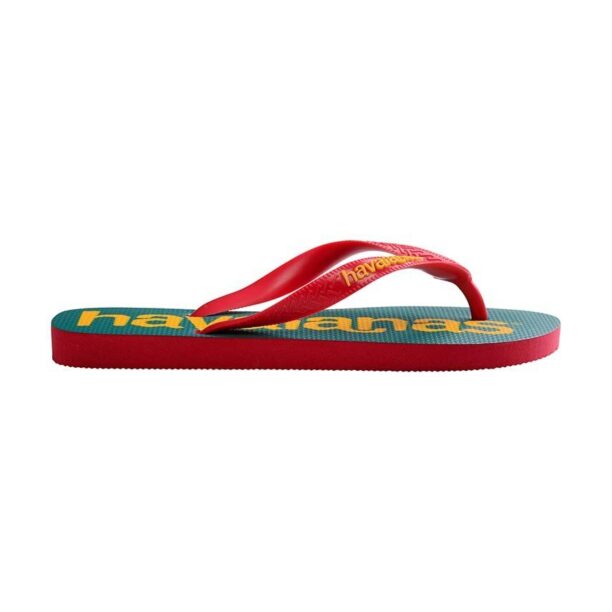 Havaianas slapi copii LOGOMANIA culoarea turcoaz preţ